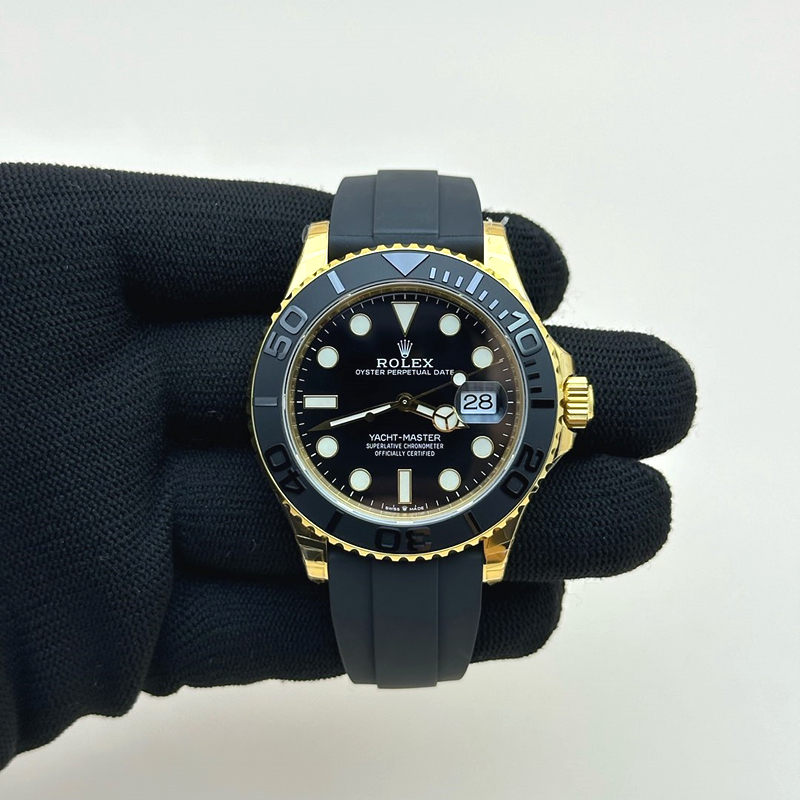 VS공장 롤렉스 요트마스터 42 옐로우골드금통 블랙다이얼 러버스트랩 YachtMaster 226658 42mm YG/RU Blk VSF VS3235 출고 전 실물 검수사진 3