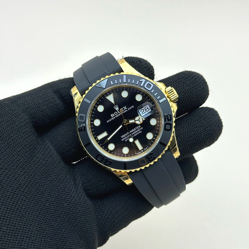 VS공장 롤렉스 요트마스터 42 옐로우골드금통 블랙다이얼 러버스트랩 YachtMaster 226658 42mm YG/RU Blk VSF VS3235 출고 전 실물 검수사진 4