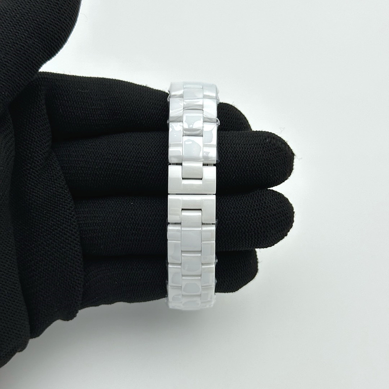 XF공장 샤넬 J12 화이트다이얼 33mm 여성용 J-12 Ladies 33mm CER/CER Wht/Num XF Sw Qtz 출고 전 실물 검수사진 6