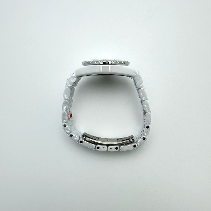 XF공장 샤넬 J12 화이트다이얼 33mm 여성용 J-12 Ladies 33mm CER/CER Wht/Num XF Sw Qtz 출고 전 실물 검수사진 8