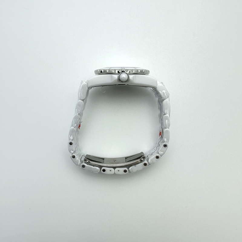 XF공장 샤넬 J12 화이트다이얼 33mm 여성용 J-12 Ladies 33mm CER/CER Wht/Num XF Sw Qtz 출고 전 실물 검수사진 9