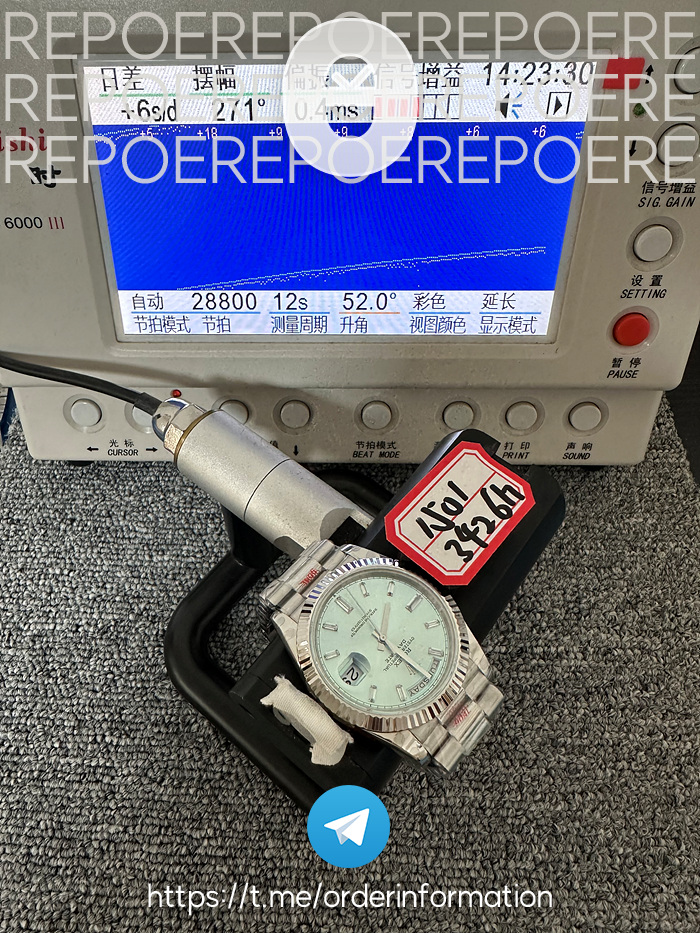 GM공장 롤렉스 데이데이트 40 바게트인덱스 아이스블루다이얼 프레지던트브레이슬릿 DayDate 40mm 228239 GMF 1:1 Best SS Ice Blue Dial T Diamonds Markers on President Bracelet A3255 출고 전 실물 검수사진 8