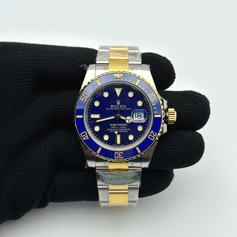 CLEAN공장 롤렉스 서브마리너 41 청콤 126613LB 3235무브먼트 클린공장Submariner 126613LB 904 YG/SS Blue Clean VR3235 출고 전 실물 검수사진 2