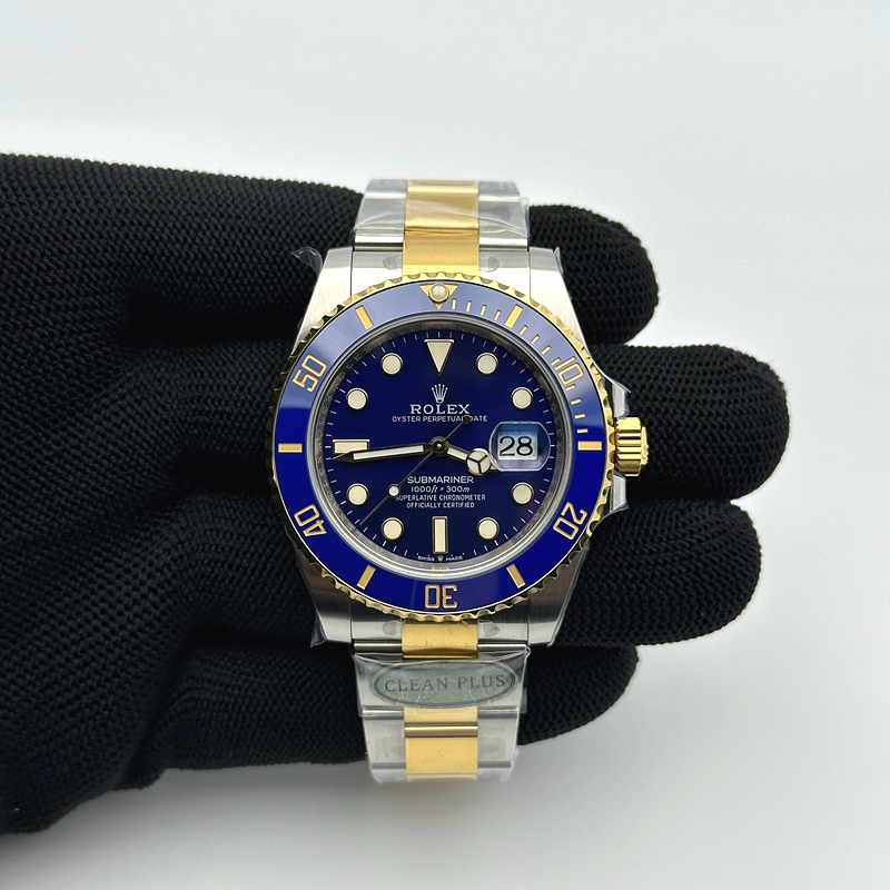 CLEAN공장 롤렉스 서브마리너 41 청콤 126613LB 3235무브먼트 클린공장Submariner 126613LB 904 YG/SS Blue Clean VR3235 출고 전 실물 검수사진 3