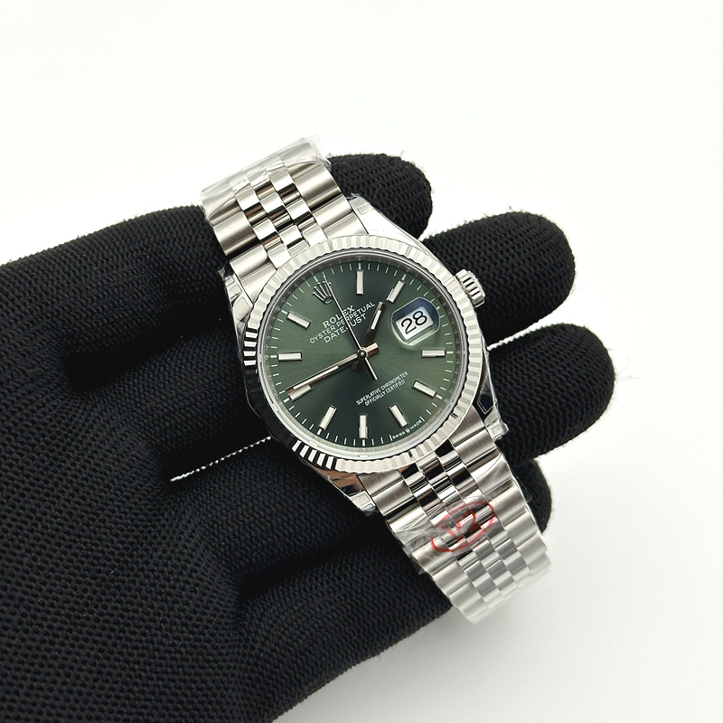 VS공장 롤렉스 데이저스트 36 민트그린다이얼 플루티드베젤 쥬빌레브레이슬릿 DateJust 36 SS 126234 VSF 1:1 Best Edition 904L Steel Green Sundust Dial on Jubilee Bracelet VS3235 출고 전 실물 검수사진 4