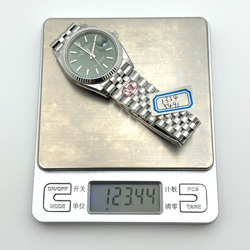 VS공장 롤렉스 데이저스트 36 민트그린다이얼 플루티드베젤 쥬빌레브레이슬릿 DateJust 36 SS 126234 VSF 1:1 Best Edition 904L Steel Green Sundust Dial on Jubilee Bracelet VS3235 출고 전 실물 검수사진 11