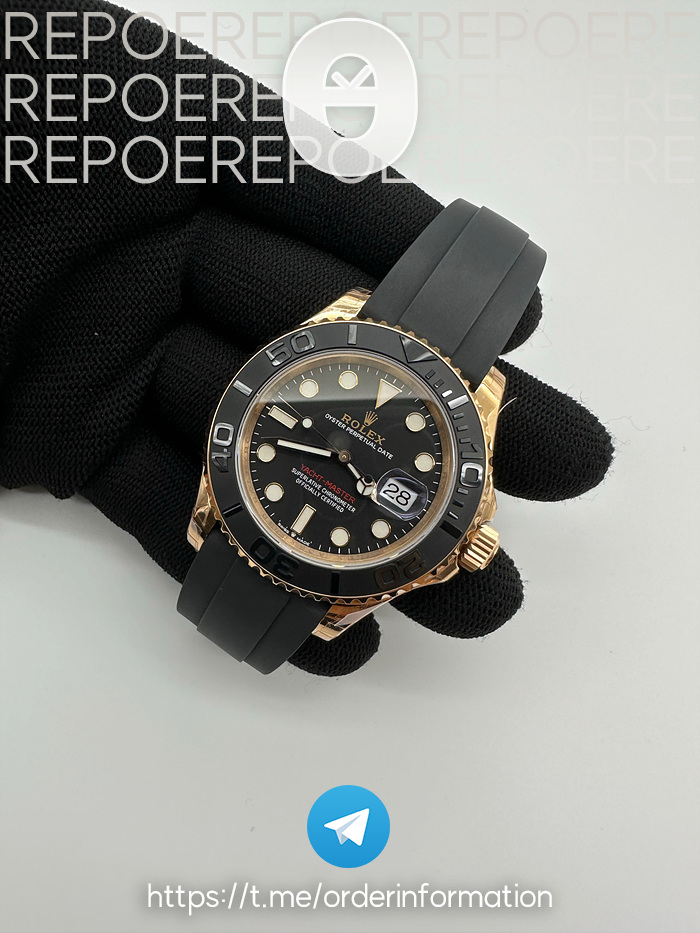 VS공장 롤렉스 요트마스터 40 에버로즈골드금통 블랙다이얼 러버스트랩 3135 116655 Rolex Yachtmaster 40 Rosegold Rubber Strap 출고 전 실물 검수사진 4