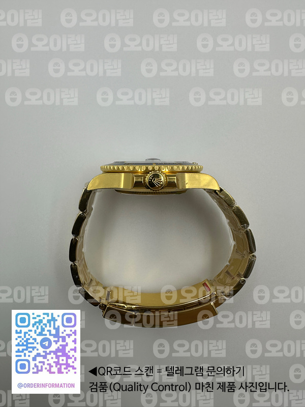 VS공장 롤렉스 서브마리너 41 옐로우골드금통 블랙다이얼 3235무브먼트 흑금통 출고 전 실물 검수사진 7