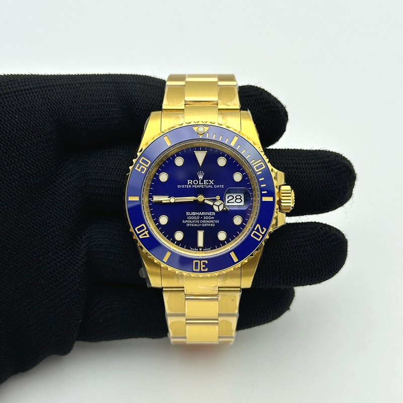 VS공장 롤렉스 서브마리너 41 옐로우골드금통 블루다이얼 3235무브먼트 청금통 Submariner 126618LB YGIYG BlueVSF VS3235 출고 전 실물 검수사진 3