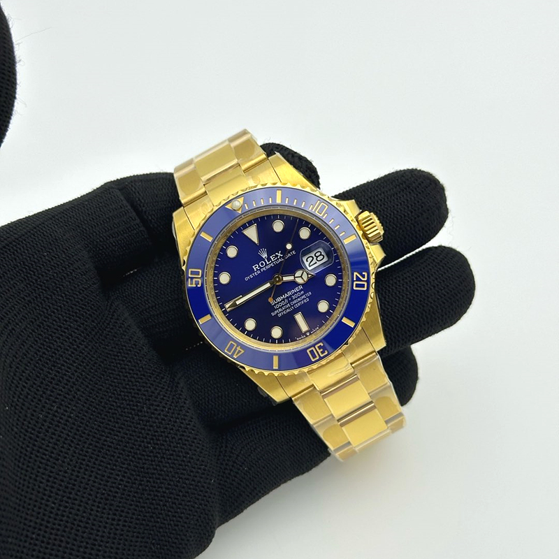 VS공장 롤렉스 서브마리너 41 옐로우골드금통 블루다이얼 3235무브먼트 청금통 Submariner 126618LB YGIYG BlueVSF VS3235 출고 전 실물 검수사진 4