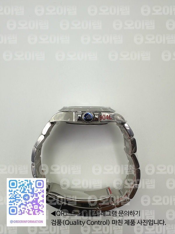 GM공장 롤렉스 신형에어킹 블랙다이얼 브레이슬릿 3230무브먼트 AirKing 126900 40mm 904L SS/SS GMF VR3230 출고 전 실물 검수사진 8