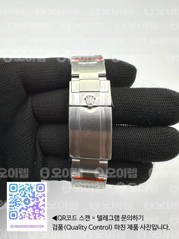 GM공장 롤렉스 신형에어킹 블랙다이얼 브레이슬릿 3230무브먼트 AirKing 126900 40mm 904L SS/SS GMF VR3230 출고 전 실물 검수사진 9