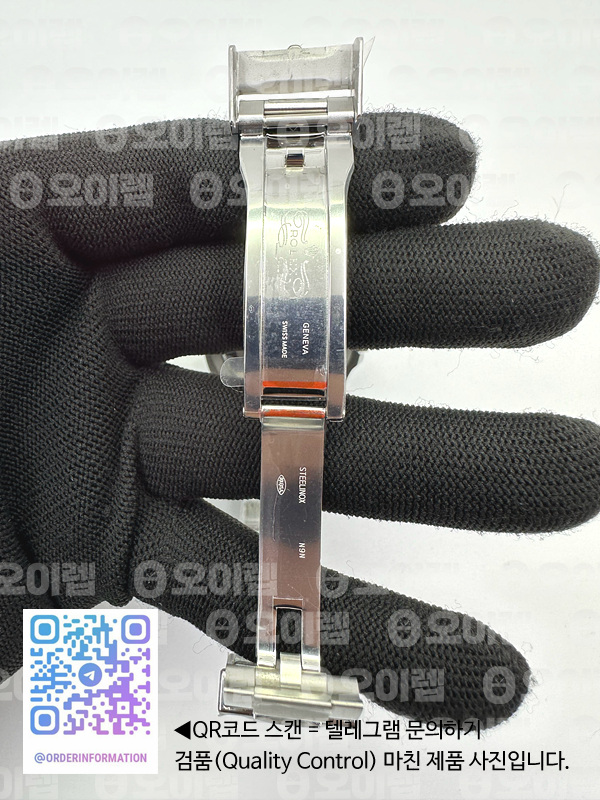 GM공장 롤렉스 신형에어킹 블랙다이얼 브레이슬릿 3230무브먼트 AirKing 126900 40mm 904L SS/SS GMF VR3230 출고 전 실물 검수사진 10