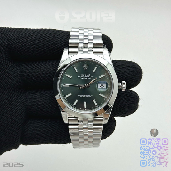 VS공장 롤렉스 데이저스트 41 스틸 그린다이얼 돔베젤 쥬빌레브레이슬릿 DJ2 41mm Jub Smt 904L SS/SS Grn/Stk VSF VS3235 출고 전 실물 검수사진 1