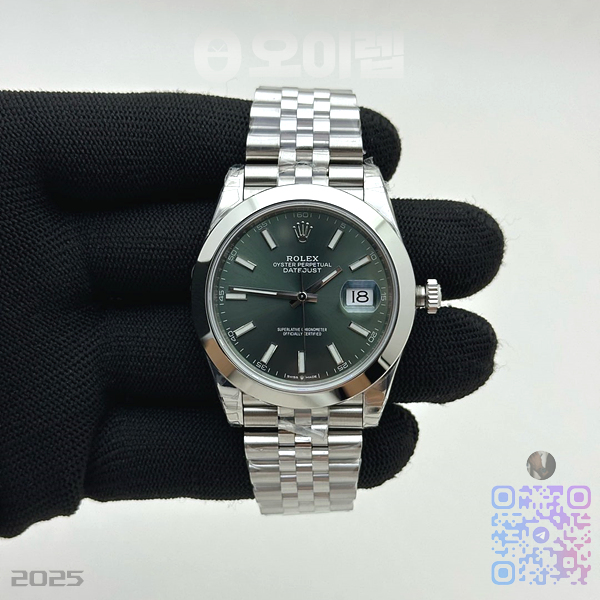 VS공장 롤렉스 데이저스트 41 스틸 그린다이얼 돔베젤 쥬빌레브레이슬릿 DJ2 41mm Jub Smt 904L SS/SS Grn/Stk VSF VS3235 출고 전 실물 검수사진 2