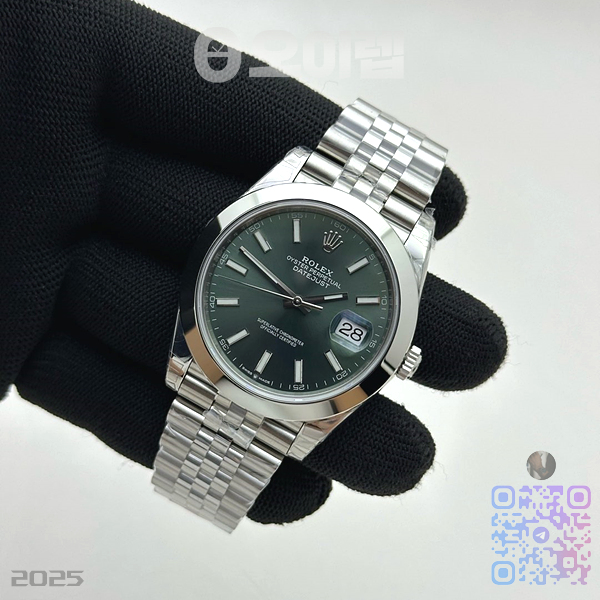 VS공장 롤렉스 데이저스트 41 스틸 그린다이얼 돔베젤 쥬빌레브레이슬릿 DJ2 41mm Jub Smt 904L SS/SS Grn/Stk VSF VS3235 출고 전 실물 검수사진 5
