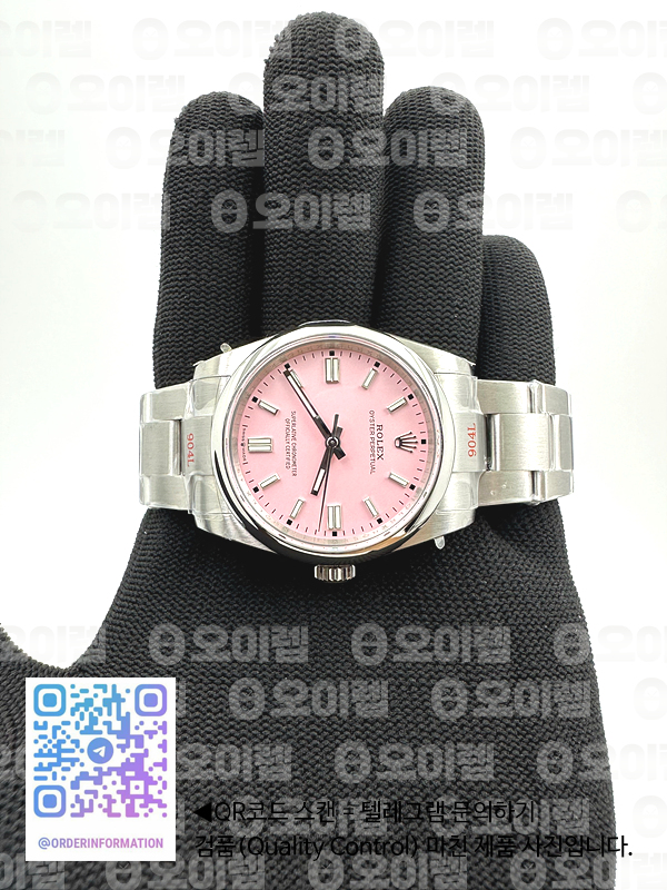 GM공장 롤렉스 오이스터퍼페츄얼 36 핑크다이얼 브레이슬릿 3230 Oyster Pert 36mm 904 126000 SS/SS Pink GMF V2 VR3230 출고 전 실물 검수사진 2