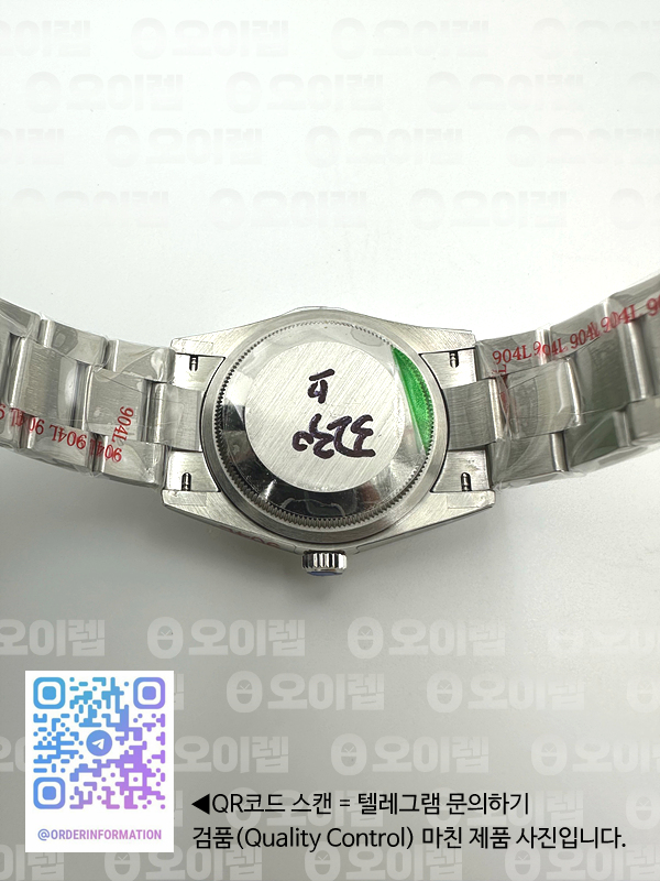 GM공장 롤렉스 오이스터퍼페츄얼 36 핑크다이얼 브레이슬릿 3230 Oyster Pert 36mm 904 126000 SS/SS Pink GMF V2 VR3230 출고 전 실물 검수사진 11