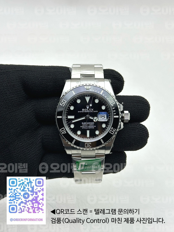 C+공장 롤렉스 서브마리너 41 블랙데이트 스틸 블랙다이얼 브레이슬릿 Submariner 126610 LN Black Ceramic Bezel 904L Steel C+F 1:1 Best Edition Black Dial On 904L Bracelet VR3235 씨플러스 출고 전 실물 검수사진 2