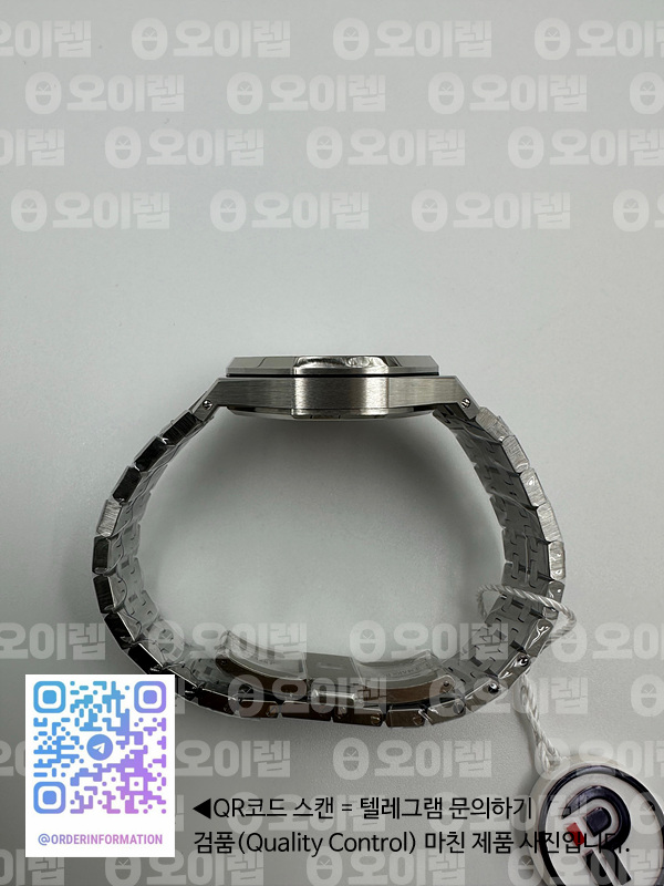 IP공장 오데마피게 로얄오크 15450 스틸 실버다이얼 브레이슬릿 Royal Oak 37mm 15450 SS IPF 1:1 Best Edition Silver Dial on SS Bracelet SA3120 Super Clone 출고 전 실물 검수사진 8