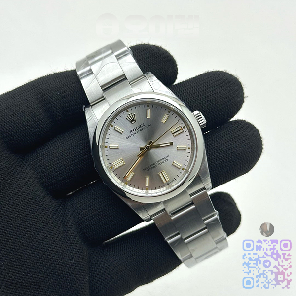 VS공장 롤렉스 오이스터퍼페츄얼 36 실버다이얼 브레이슬릿 Oyster Perpetual 126000 36mm VSF 1:1 Best Edition 904L Steel Silver Dial VS3230 출고 전 실물 검수사진 2