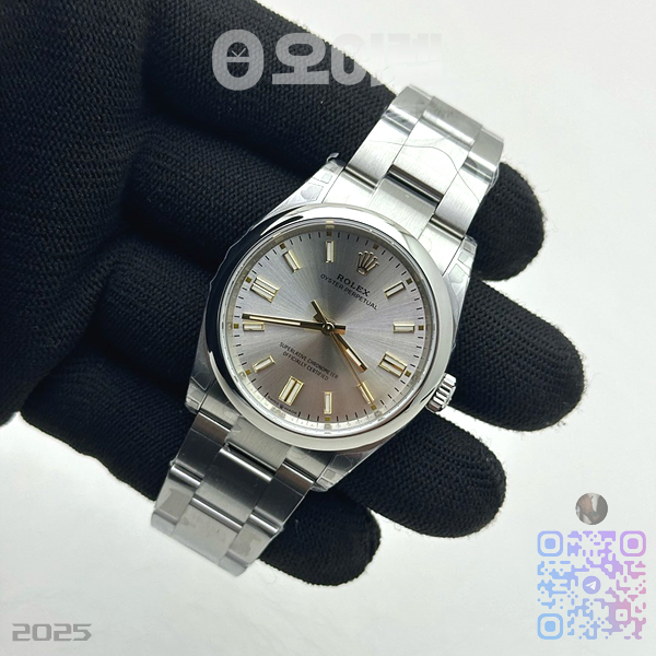 VS공장 롤렉스 오이스터퍼페츄얼 36 실버다이얼 브레이슬릿 Oyster Perpetual 126000 36mm VSF 1:1 Best Edition 904L Steel Silver Dial VS3230 출고 전 실물 검수사진 3