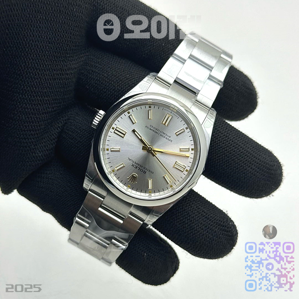 VS공장 롤렉스 오이스터퍼페츄얼 36 실버다이얼 브레이슬릿 Oyster Perpetual 126000 36mm VSF 1:1 Best Edition 904L Steel Silver Dial VS3230 출고 전 실물 검수사진 5