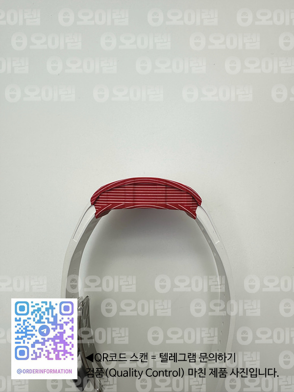 BBR공장 리차드밀 RM35-02 라파엘나달 화이트&레드스켈레톤다이얼 화이트러버스트랩  RM35-02 Rafael Nadal Red/Wht FC/VRU BBR RMAL1 출고 전 실물 검수사진 7