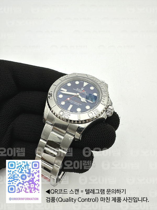 VS공장 롤렉스 요트마스터 40 스틸 블루다이얼 브레이슬릿 3135무브 Yacht-Master 116622 904L Steel VSF 1:1 Best Edition Blue Dial on SS Bracelet VS3135 출고 전 실물 검수사진 6