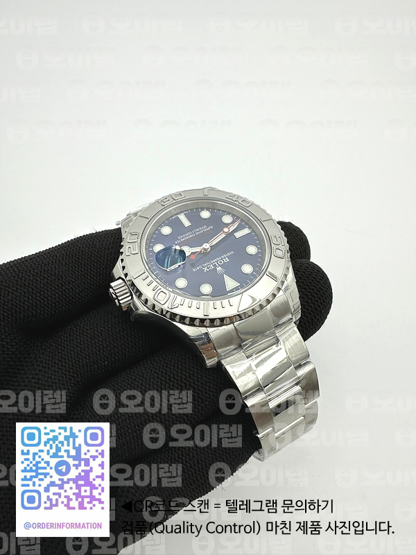 VS공장 롤렉스 요트마스터 40 스틸 블루다이얼 브레이슬릿 3135무브 Yacht-Master 116622 904L Steel VSF 1:1 Best Edition Blue Dial on SS Bracelet VS3135 출고 전 실물 검수사진 7