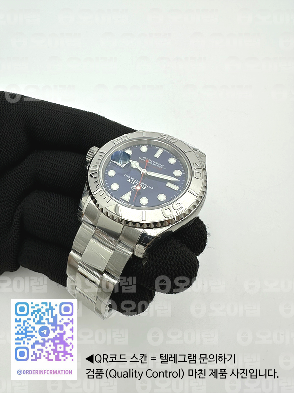 VS공장 롤렉스 요트마스터 40 스틸 블루다이얼 브레이슬릿 3135무브 Yacht-Master 116622 904L Steel VSF 1:1 Best Edition Blue Dial on SS Bracelet VS3135 출고 전 실물 검수사진 8