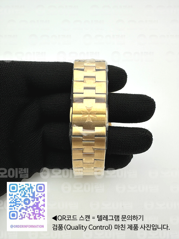 ZF공장 바쉐론콘스탄틴 오버시즈 4500V 로즈골드금통 블루다이얼 브레이슬릿 Overseas 4500V RG ZF 1:1 Best Edition Blue Dial on RG Bracelet A5100 출고 전 실물 검수사진 11