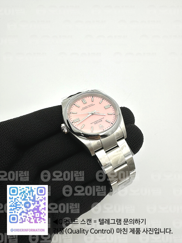 CLEAN공장 롤렉스 오이스터퍼페츄얼 36 핑크다이얼 브레이슬릿 클린공장 Oyster Perpetual 126000 36mm Clean 1:1 Best Edition 904L Steel Pink Dial VR3230 출고 전 실물 검수사진 5