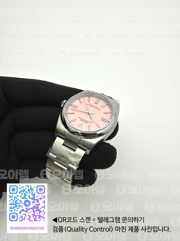 CLEAN공장 롤렉스 오이스터퍼페츄얼 36 핑크다이얼 브레이슬릿 클린공장 Oyster Perpetual 126000 36mm Clean 1:1 Best Edition 904L Steel Pink Dial VR3230 출고 전 실물 검수사진 6