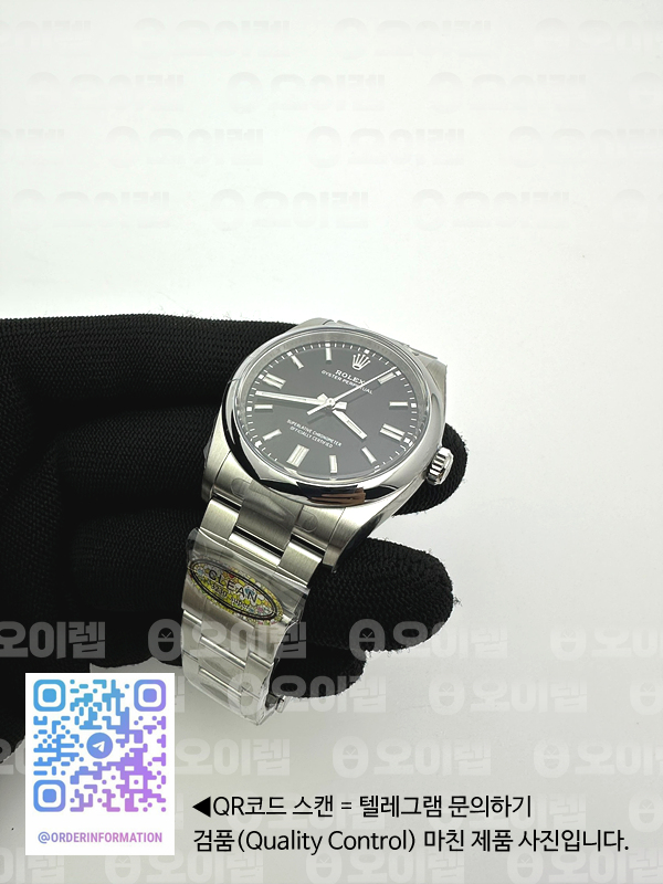CLEAN공장 롤렉스 오이스터퍼페츄얼 36 블랙다이얼 브레이슬릿 클린공장 Oyster Perpetual 126000 36mm Clean 1:1 Best Edition 904L Steel Black Dial VR3230 출고 전 실물 검수사진 4