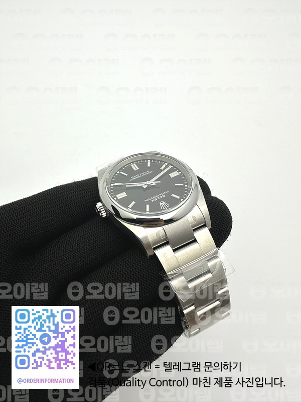CLEAN공장 롤렉스 오이스터퍼페츄얼 36 블랙다이얼 브레이슬릿 클린공장 Oyster Perpetual 126000 36mm Clean 1:1 Best Edition 904L Steel Black Dial VR3230 출고 전 실물 검수사진 5