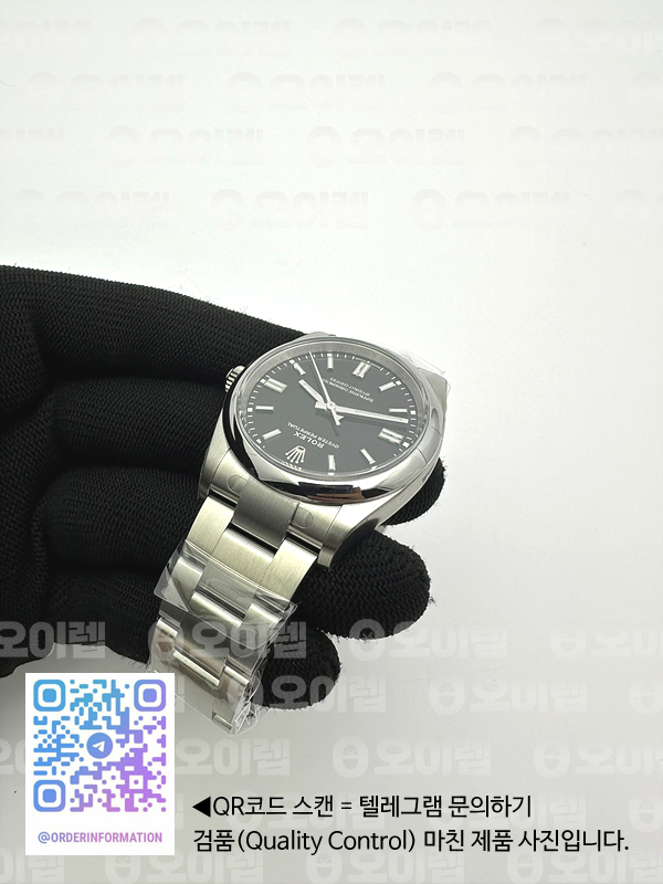 CLEAN공장 롤렉스 오이스터퍼페츄얼 36 블랙다이얼 브레이슬릿 클린공장 Oyster Perpetual 126000 36mm Clean 1:1 Best Edition 904L Steel Black Dial VR3230 출고 전 실물 검수사진 6