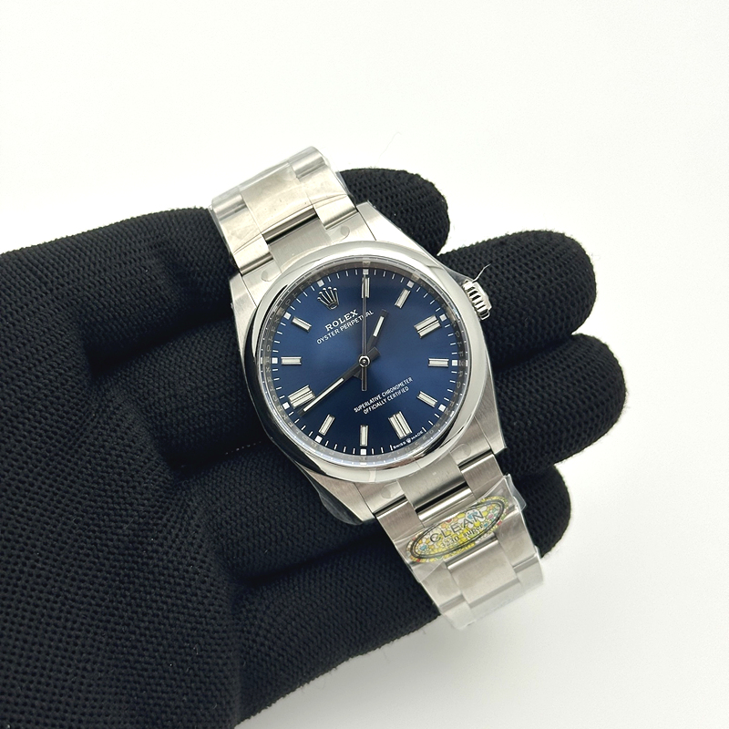 CLEAN공장 롤렉스 오이스터퍼페츄얼 36 블루다이얼 브레이슬릿 클린공장 Oyster Perpetual 126000 36mm Clean 1:1 Best Edition 904L Steel Deep Blue Dial VR3230 출고 전 실물 검수사진 2