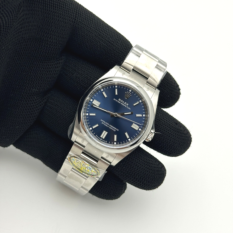 CLEAN공장 롤렉스 오이스터퍼페츄얼 36 블루다이얼 브레이슬릿 클린공장 Oyster Perpetual 126000 36mm Clean 1:1 Best Edition 904L Steel Deep Blue Dial VR3230 출고 전 실물 검수사진 3
