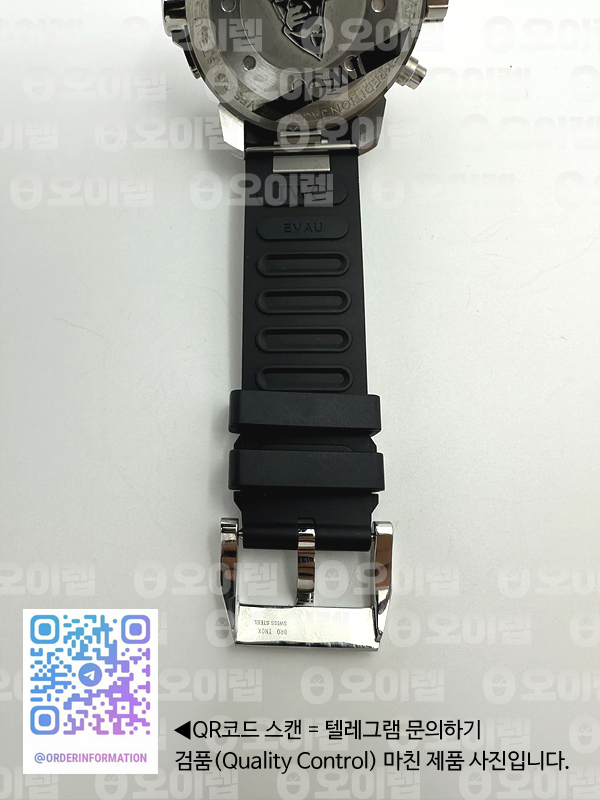 APS공장 IWC 아쿠아타이머 크로노그래프 스틸 블루다이얼 블랙러버스트랩 Aquatimer IW376805 SS APSF 1:1 Best Edition Blue Dial on Black Rubber Strap A7750 출고 전 실물 검수사진 12