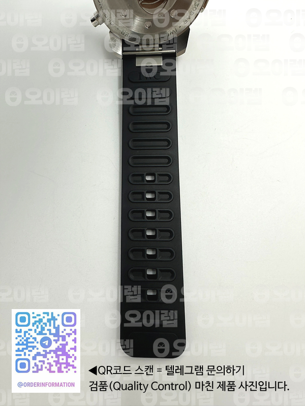APS공장 IWC 아쿠아타이머 크로노그래프 스틸 블루다이얼 블랙러버스트랩 Aquatimer IW376805 SS APSF 1:1 Best Edition Blue Dial on Black Rubber Strap A7750 출고 전 실물 검수사진 13