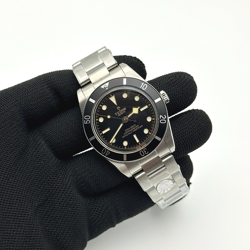 ZF공장 튜더 블랙베이54 스틸 블랙베젤 블랙다이얼 브레이슬릿 37mm Heritage Black Bay M79000N 37mm SS ZF 1:1 Best Edition Black Dial Black Bezel on SS Bracelet A2824 출고 전 실물 검수사진 2