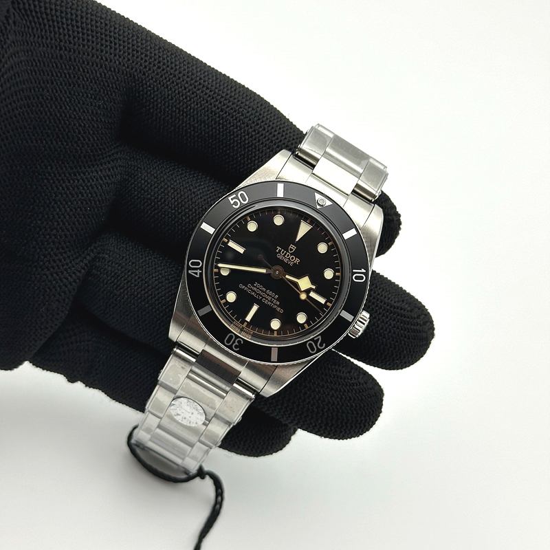 ZF공장 튜더 블랙베이54 스틸 블랙베젤 블랙다이얼 브레이슬릿 37mm Heritage Black Bay M79000N 37mm SS ZF 1:1 Best Edition Black Dial Black Bezel on SS Bracelet A2824 출고 전 실물 검수사진 3
