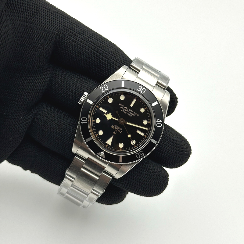 ZF공장 튜더 블랙베이54 스틸 블랙베젤 블랙다이얼 브레이슬릿 37mm Heritage Black Bay M79000N 37mm SS ZF 1:1 Best Edition Black Dial Black Bezel on SS Bracelet A2824 출고 전 실물 검수사진 5