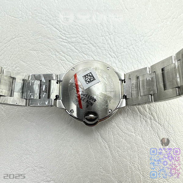 AF공장 까르띠에 발롱블루 28mm 화이트다이얼 다이아몬드인덱스 브레이슬릿 Ballon Bleu Ladies 28mm SS AF 1:1 Best Edition White Diamonds Dial Bezel on SS Bracelet Ronda Quartz 출고 전 실물 검수사진 10