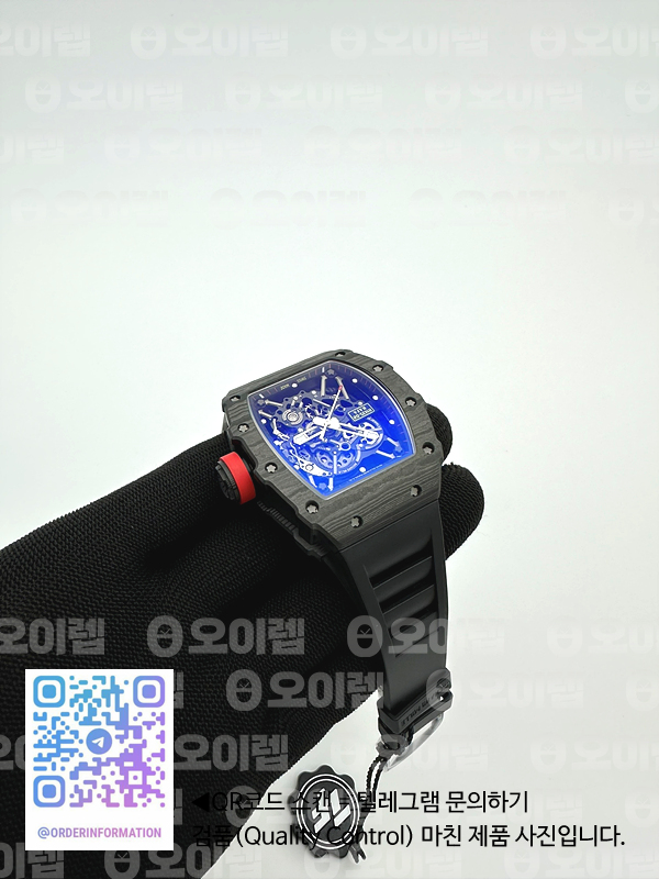 ZF공장 리차드밀 NTPT풀카본 RM035-02 블랙러버스트랩 V6 RM035-02 NTPT ZF 1:1 Best Edition Skeleton Dial on Black Rubber Strap RMAL1 Super Clone V6 출고 전 실물 검수사진 5