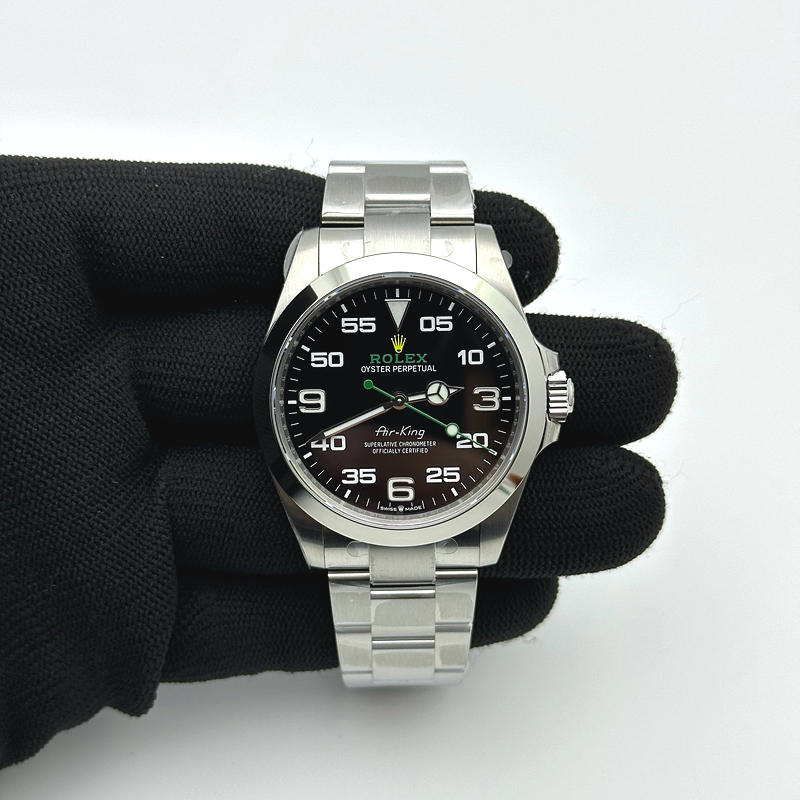 VS공장 롤렉스 에어킹 블랙다이얼 브레이슬릿 Air-King 126900 VSF 1:1 Best Edition 904L Steel Black Dial on SS Bracelet VS3230 출고 전 실물 검수사진 1