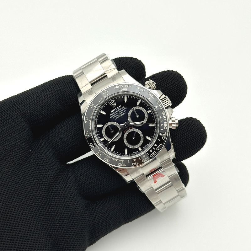 VS공장 롤렉스 신형 세라믹 데이토나 블랙다이얼 브레이슬릿 4131 Daytona 126500 VSF 1:1 Best Edition 904L Steel Black Dial on SS Braclet DD4131 출고 전 실물 검수사진 2