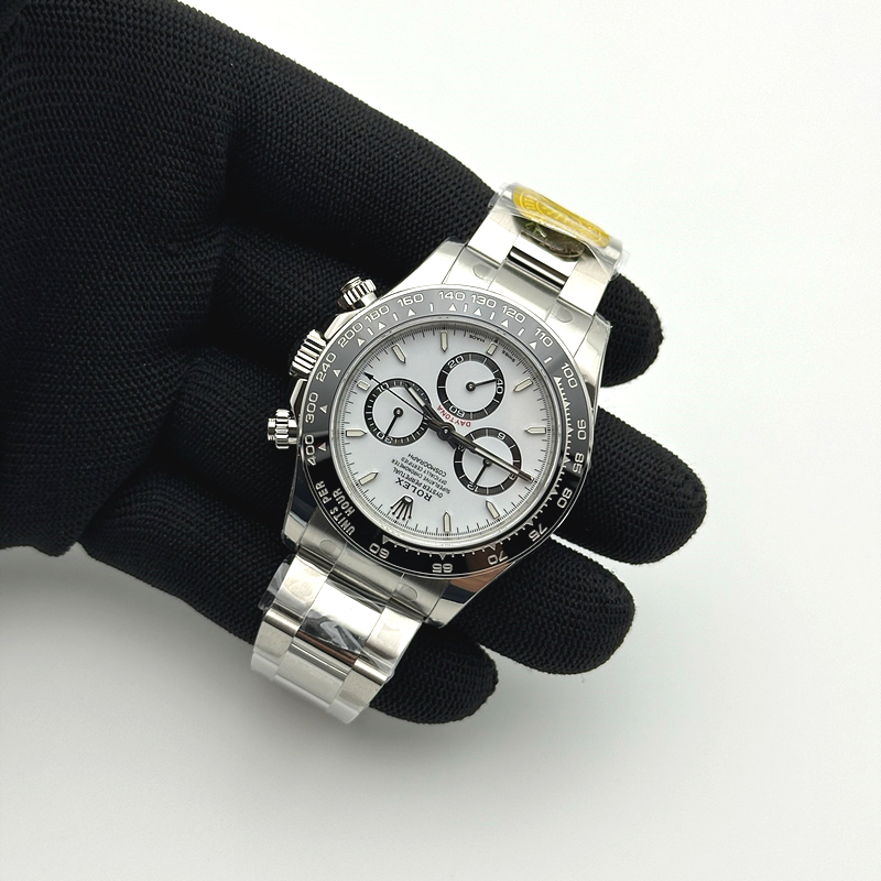 VS공장 롤렉스 신형 세라믹 데이토나 화이트다이얼 브레이슬릿 4131 Daytona 126500 VSF 1:1 Best Edition 904L Steel White Dial on SS Braclet DD4131 출고 전 실물 검수사진 5