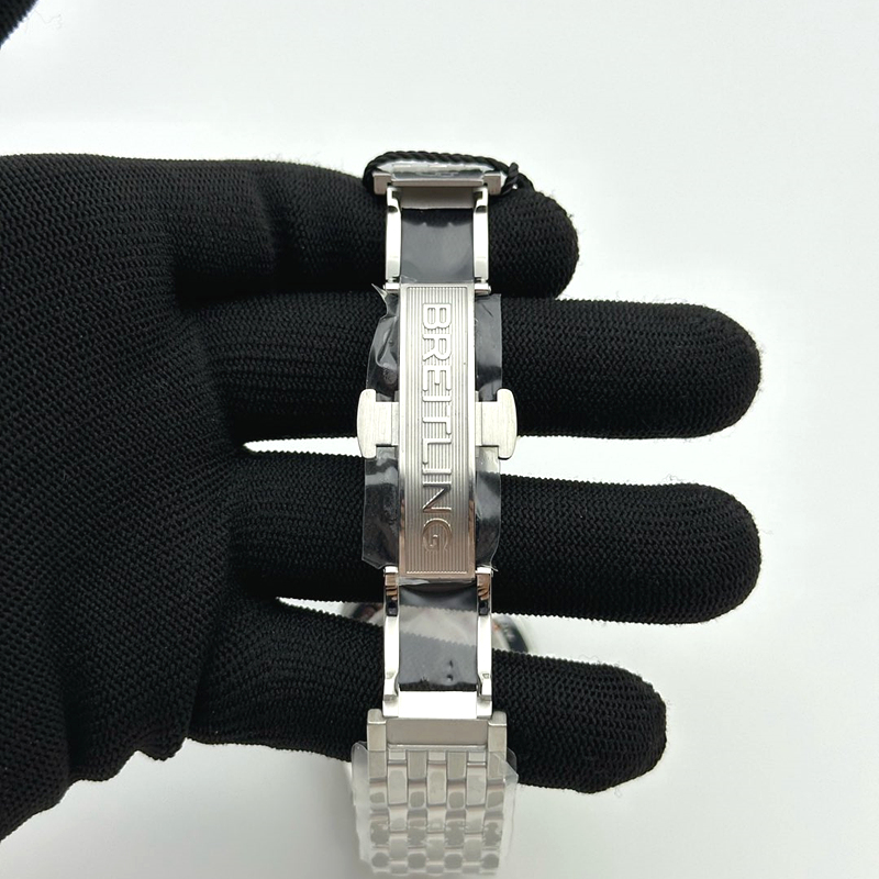 TF공장 브라이틀링 내비타이머 41미리 스틸 그린다이얼 브레이슬릿 Navitimer Automatic 41mm SS TF 1:1 Best Edition Green Dial on SS Bracelet A2824 출고 전 실물 검수사진 7